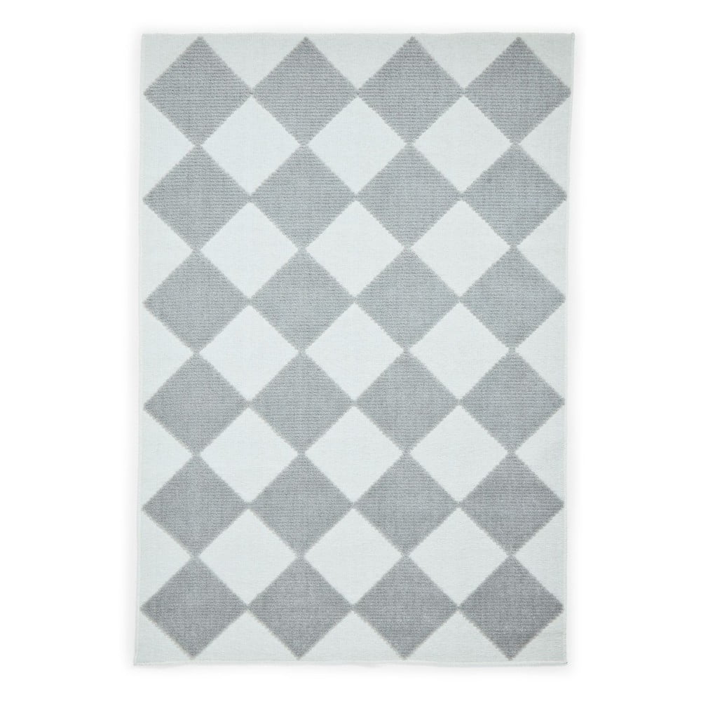 Fehér-világosszürke mosható szőnyeg 200x290 cm Lyna Cream&Grey – Think Rugs