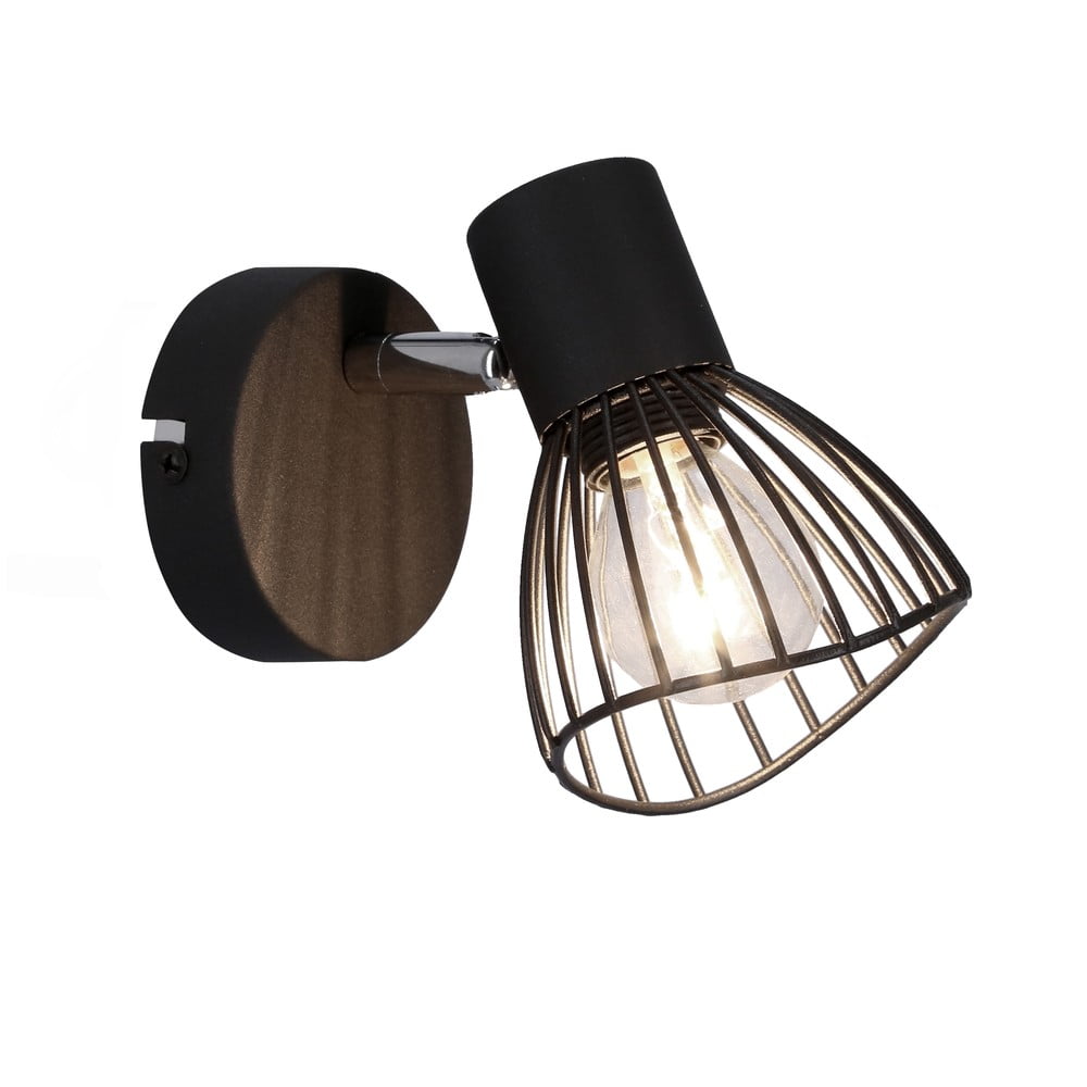 Fekete fali lámpa Fly – Candellux Lighting