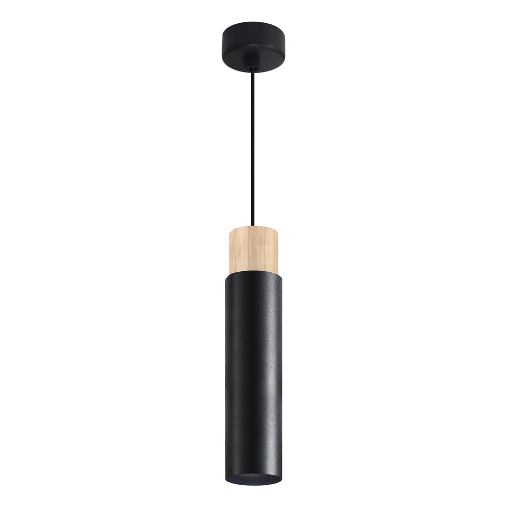 Fekete függőlámpa fém búrával Claro – Candellux Lighting