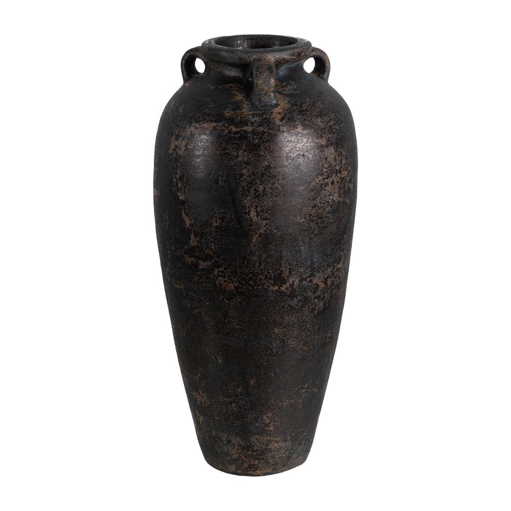 Fekete terrakotta magas váza (magasság 60 cm) Artem – Ixia