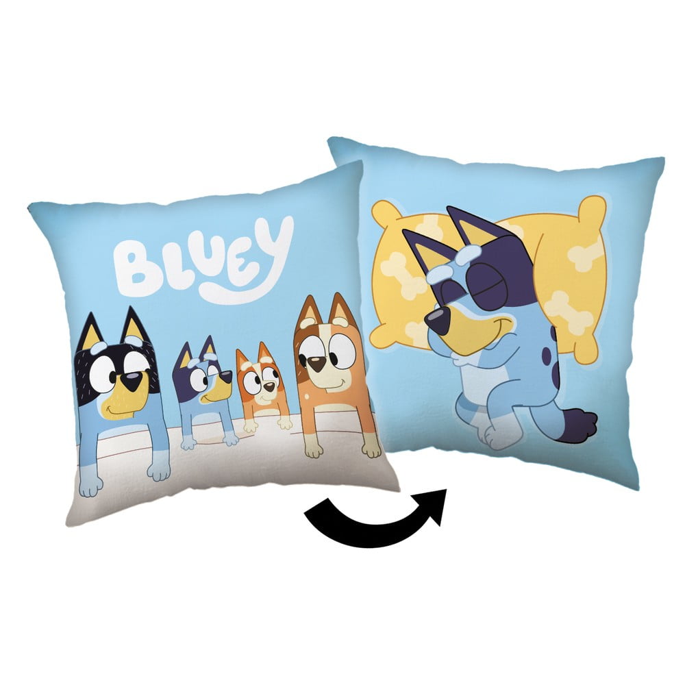 Gyerek párna 40x40 cm Bluey – Jerry Fabrics