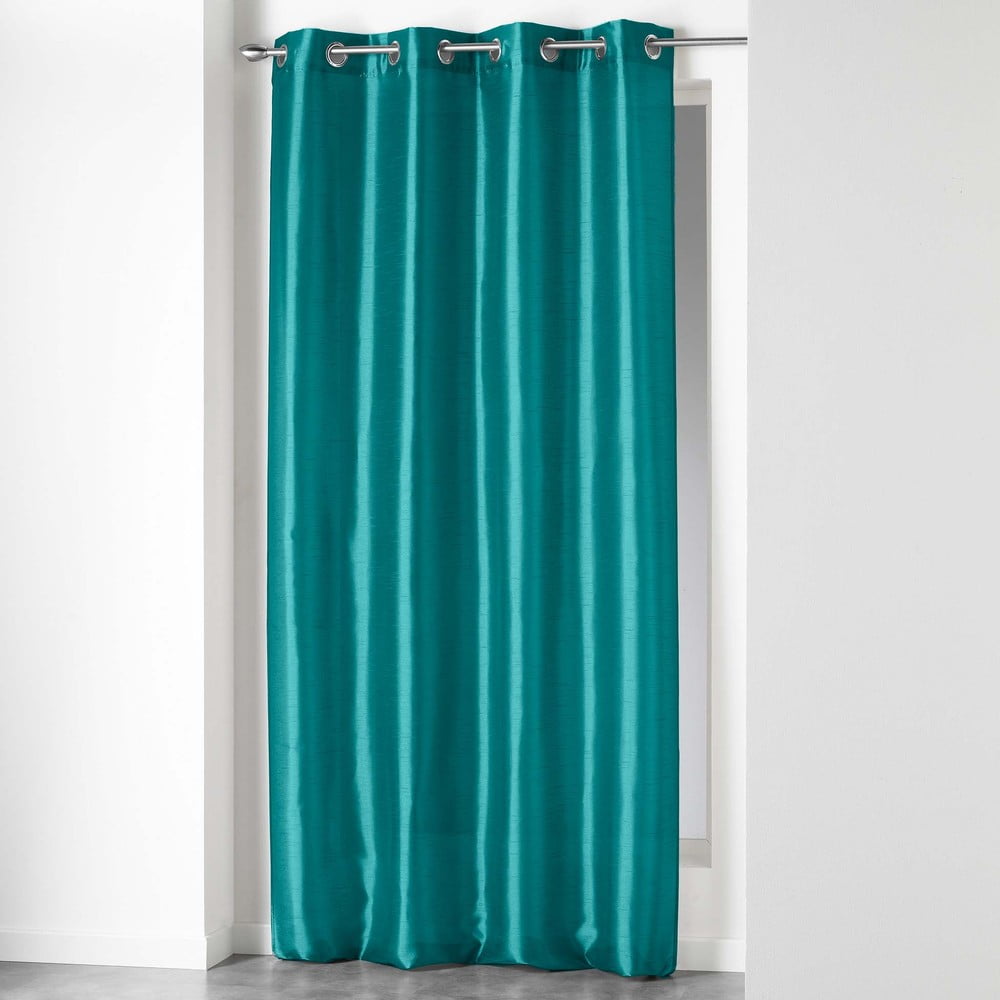 Kék mikroszatén függöny 140x240 cm Shana – douceur d'intérieur
