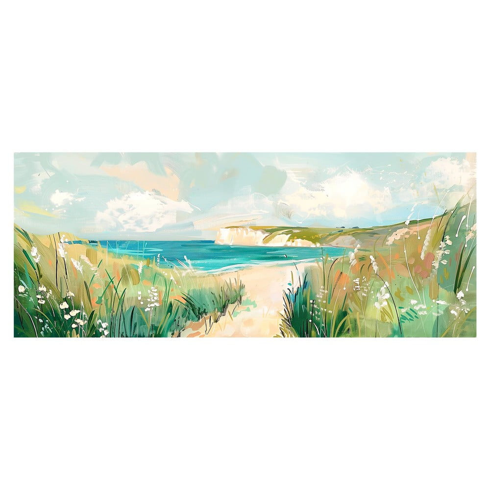Kép 60x150 cm Gouache Sea – Styler