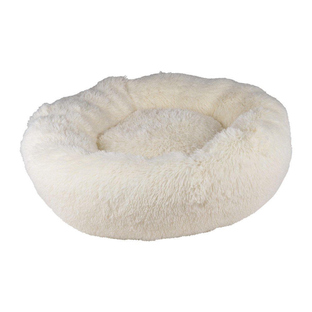 Krémszínű fekhely kutyáknak ø 75 cm Fluffy – Love Story
