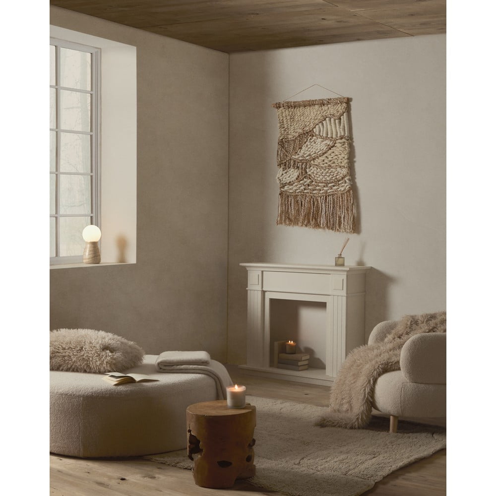 Krémszínű kézi szövésű gyapjú szőnyeg 200x300 cm Nak – Kave Home