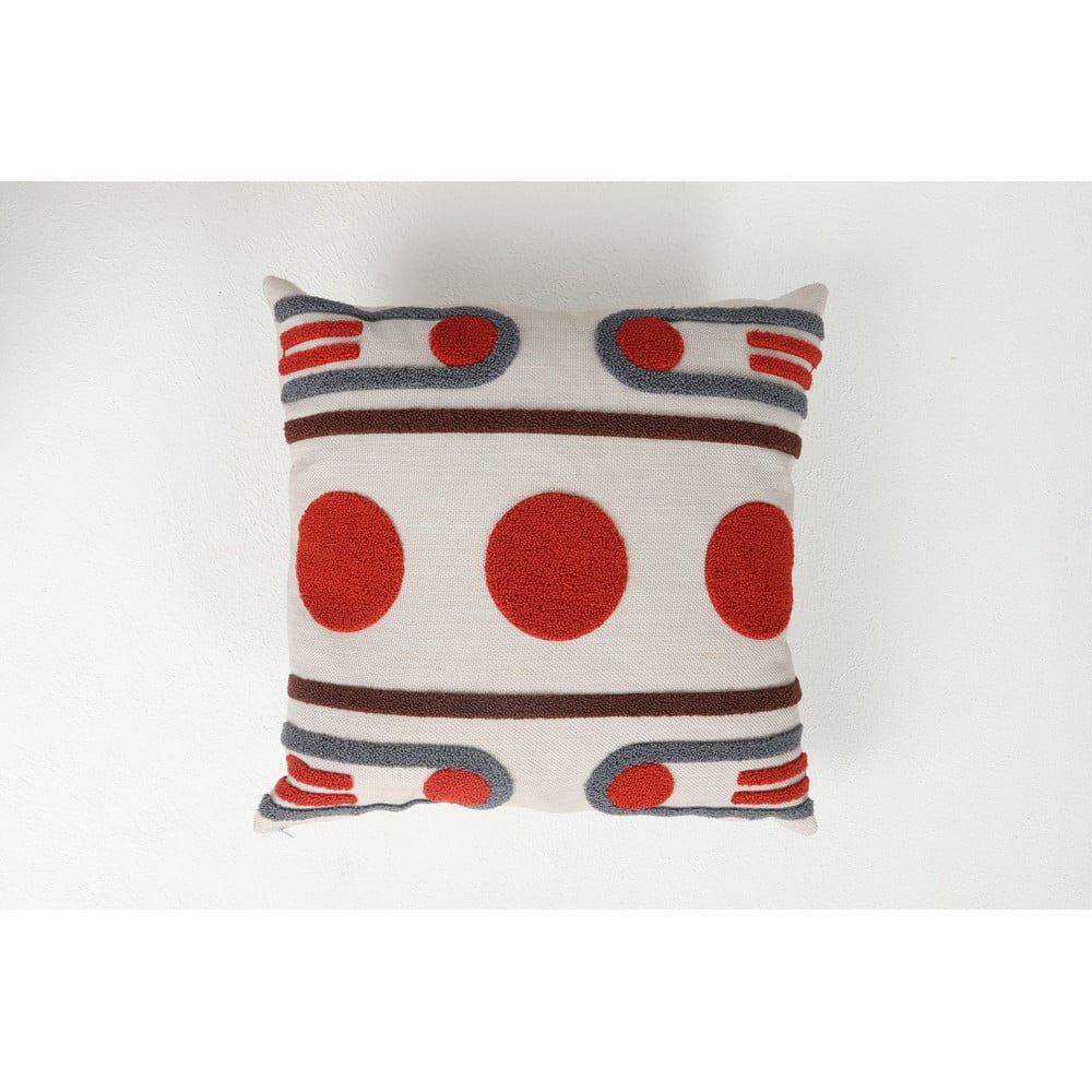 Len díszpárna 43x43 cm Geometrik – Mioli Decor