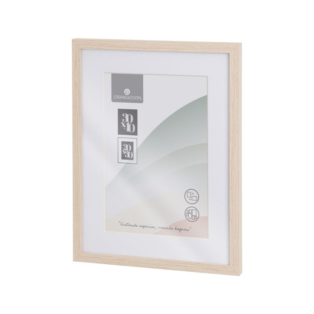 Natúr színű fali képkeret 32x42 cm Sencillo – Casa Selección