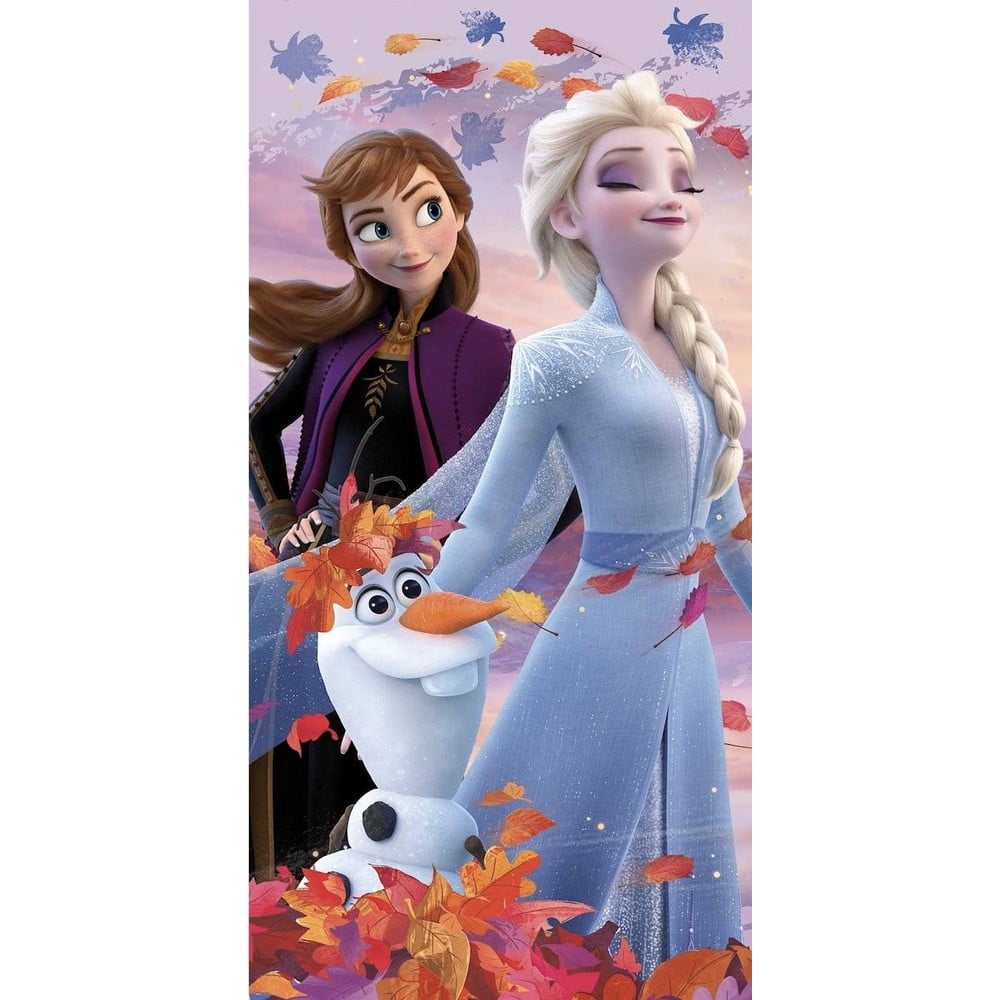 Pamut gyerek fürdőlepedő 70x140 cm Frozen "Nature Spell" – Jerry Fabrics