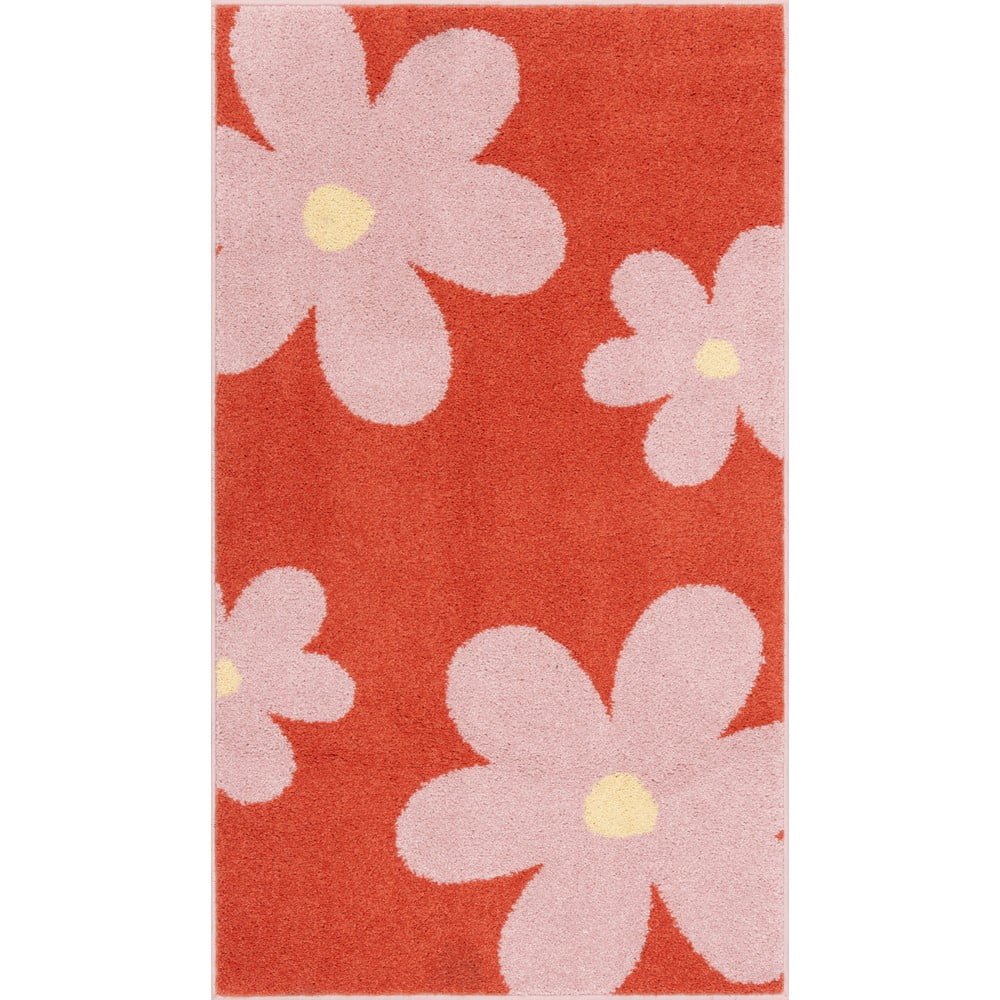 Piros-rózsaszín gyerek szőnyeg 100x170 cm Lolly Coral – FD