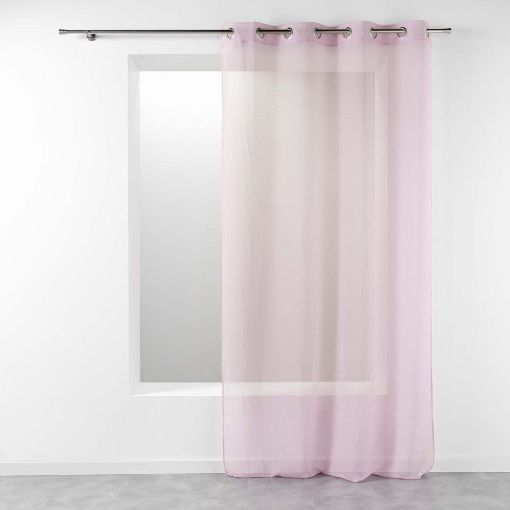 Rózsaszín fényáteresztő függöny 140x240 cm Telma – douceur d'intérieur