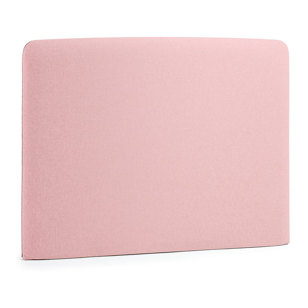 Rózsaszín kárpitozott ágytámla 108x76 cm Dyla – Kave Home