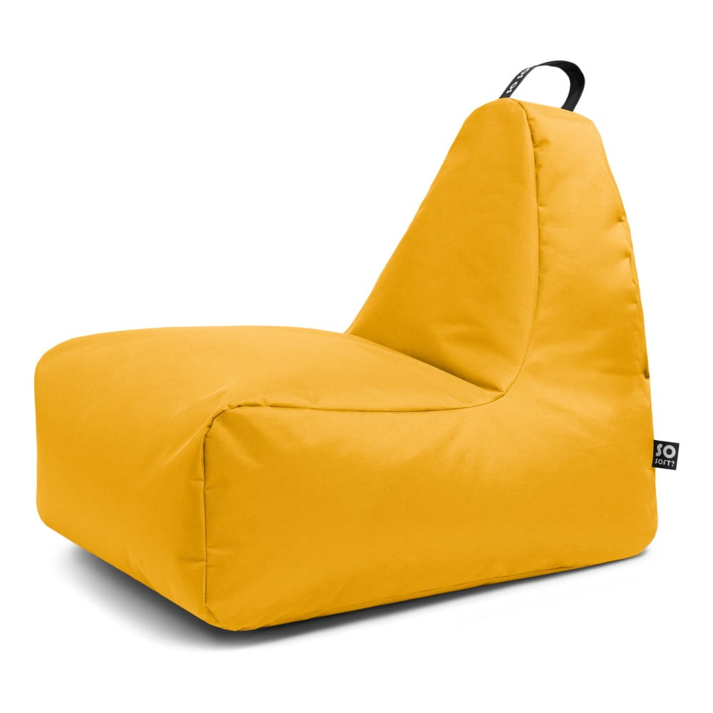 Sárga babzsákfotel Chill L – So Soft?