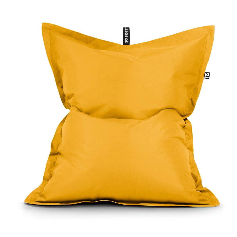 Sárga gyerek babzsákfotel Pad M – So Soft?