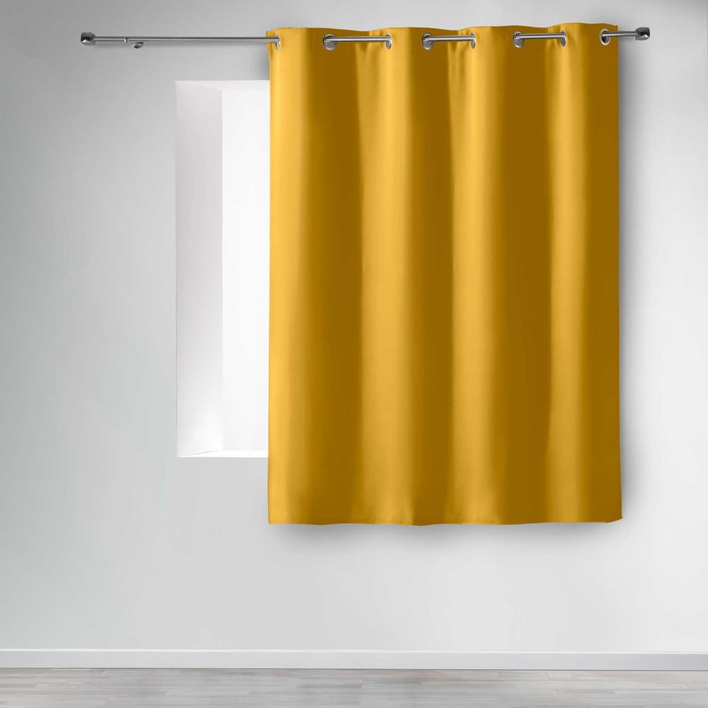 Sárga sötétítő függöny 135x180 cm Occult – douceur d'intérieur