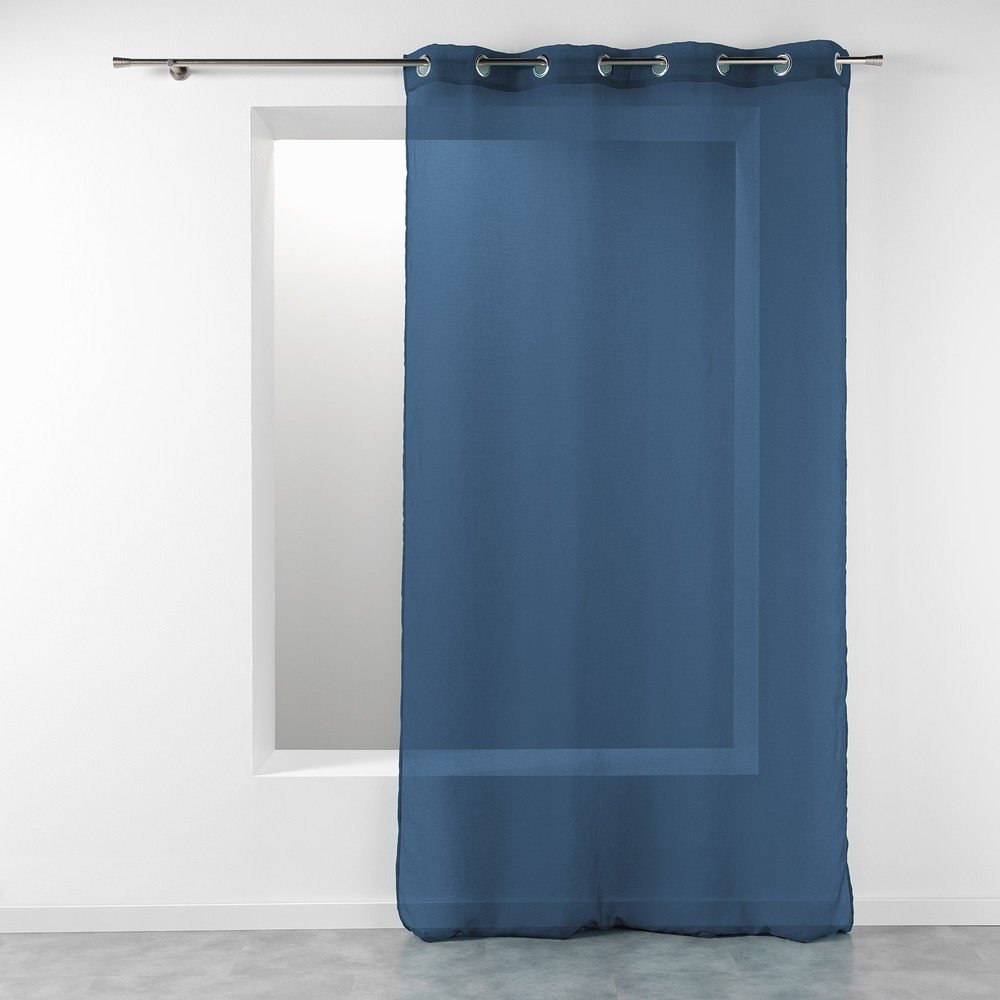 Sötétkék fényáteresztő függöny 140x240 cm Telma – douceur d'intérieur