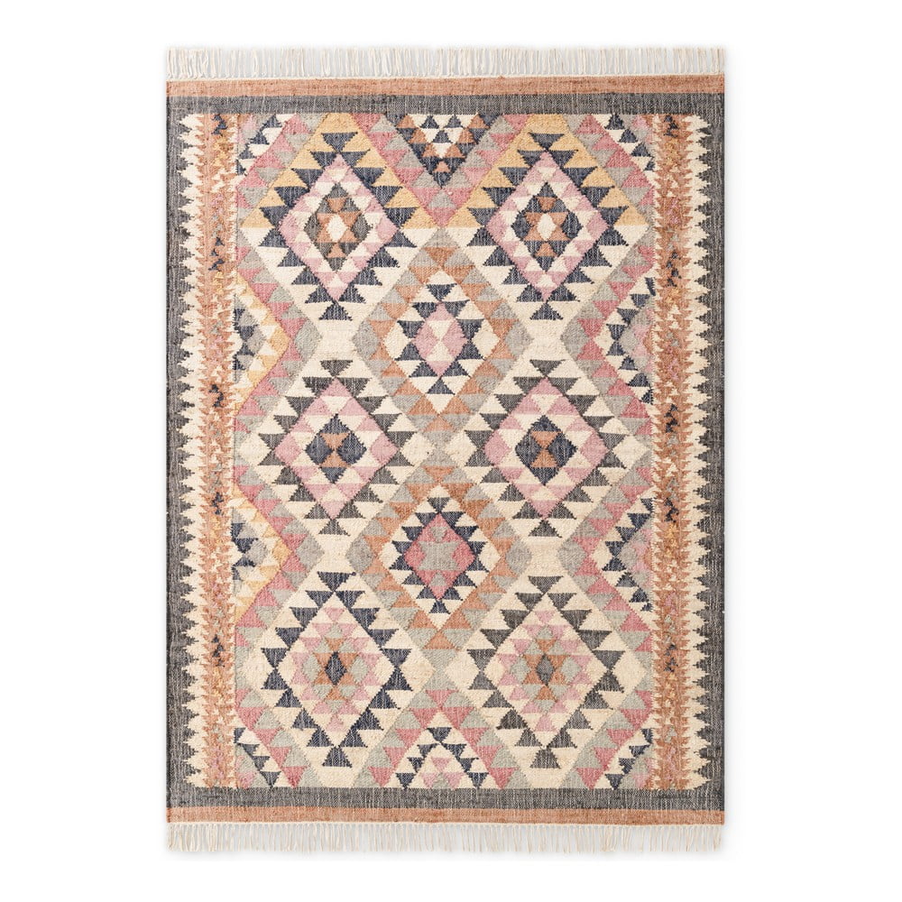 Szürke kézi szövésű juta szőnyeg 120x170 cm Roya Parsa – Elle Decoration