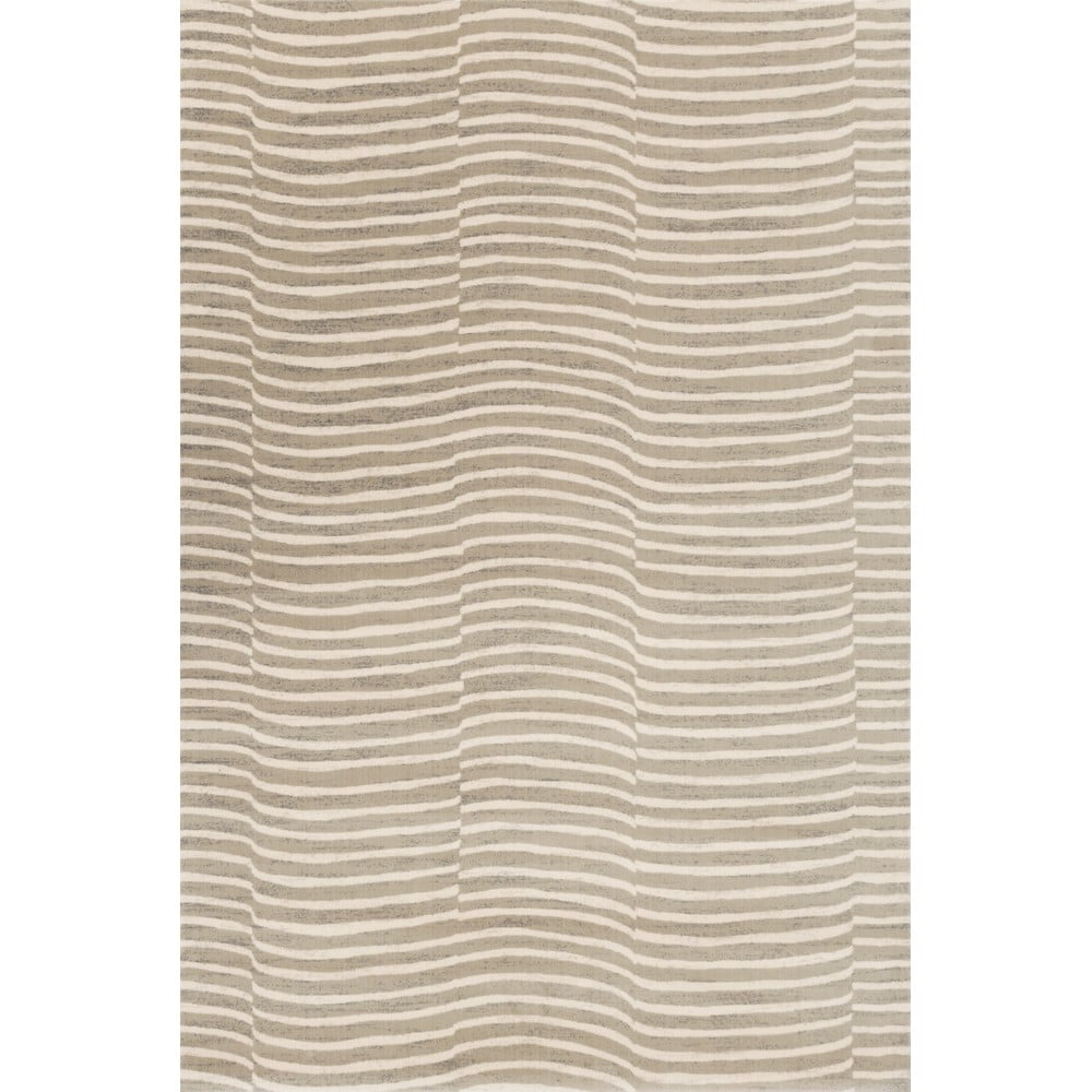 Szürkésbézs gyapjú szőnyeg 133x190 cm Agnus Tides – Agnella