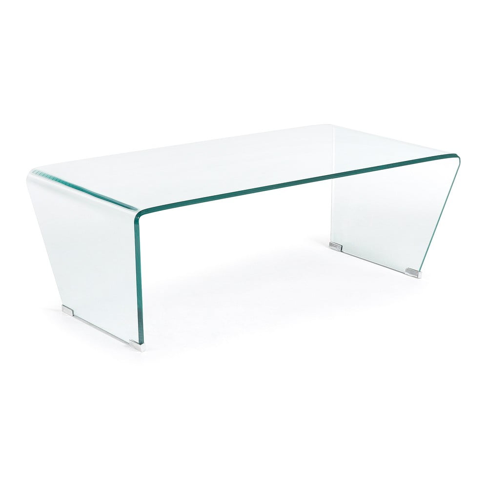 Üveg dohányzóasztal 60x120 cm Burano – Kave Home