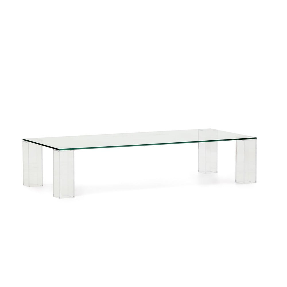 Üveg dohányzóasztal 60x140 cm Adularia – Kave Home
