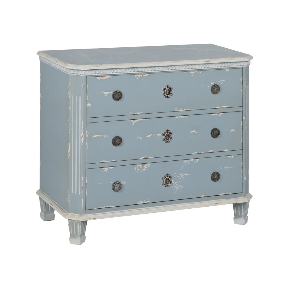 Világoskék komód 92x81x46 cm Elmsbury – Ixia