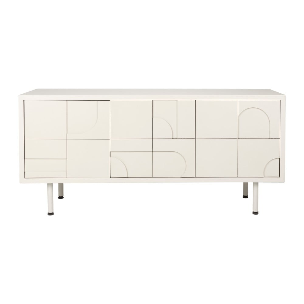 Világosszürke komód 55x120x40 cm Funk – White Label