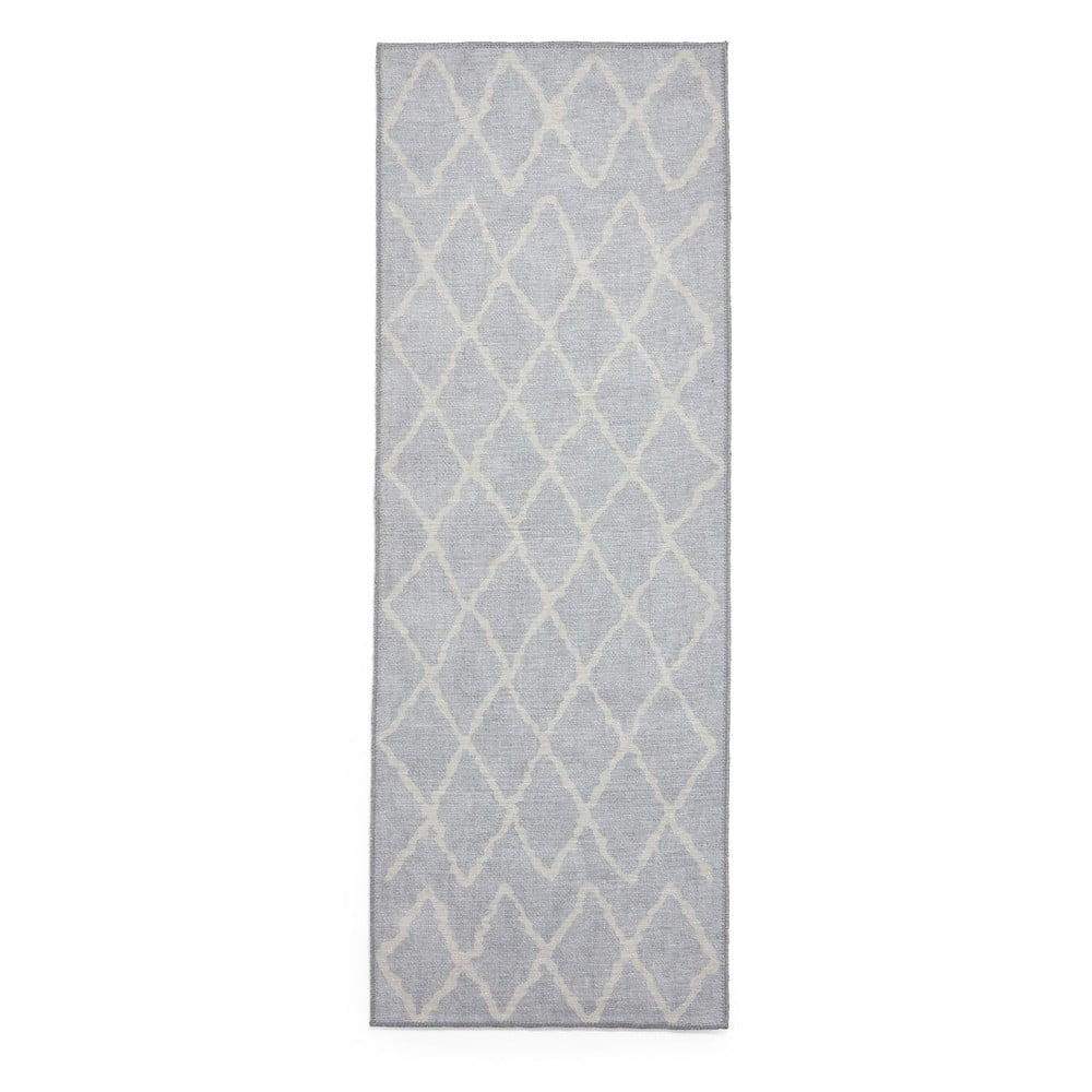 Világosszürke mosható futószőnyeg 76x230 cm Coral Light Grey – Think Rugs