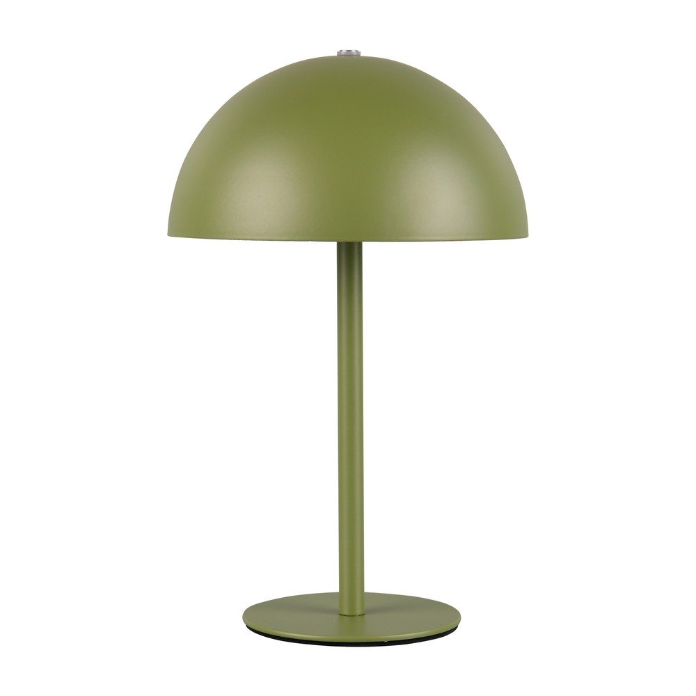 Zöld LED asztali lámpa fém búrával (magasság 21 cm) Munoz – Trio