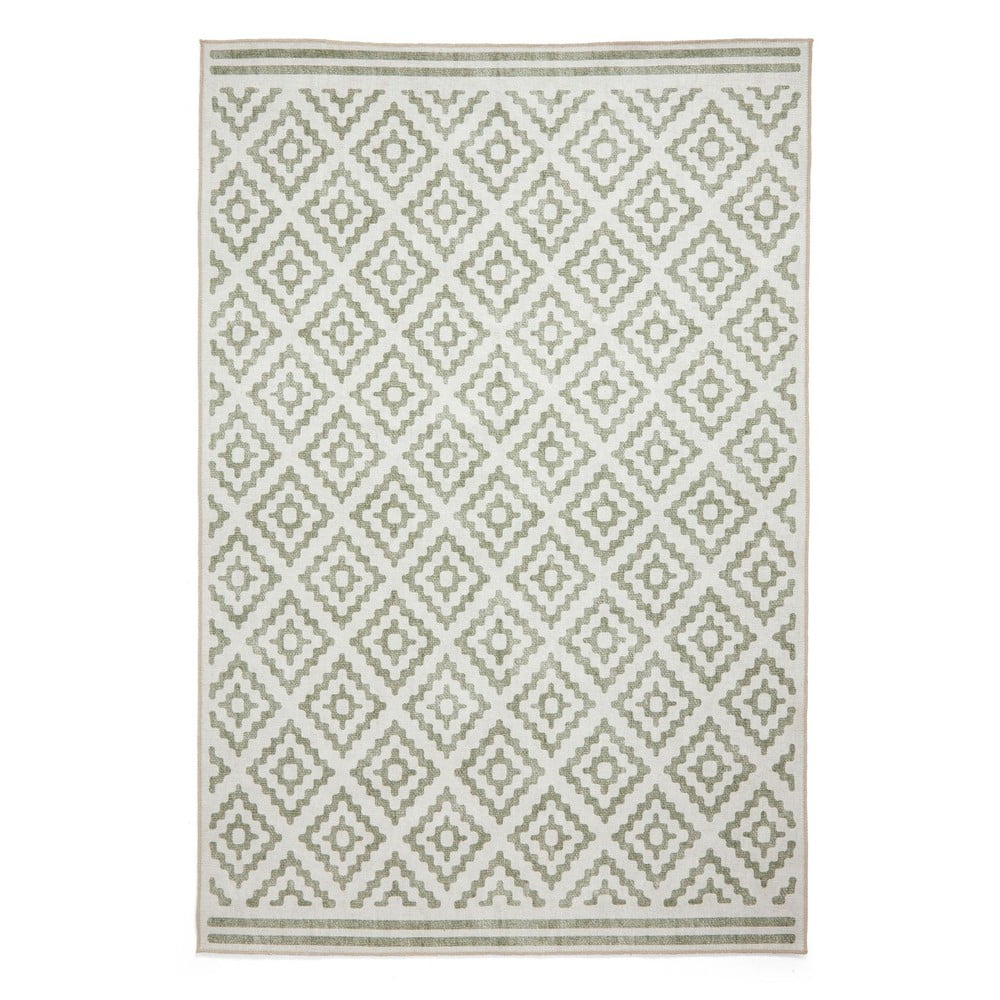 Zöld mosható szőnyeg 152x230 cm Coral Green – Think Rugs