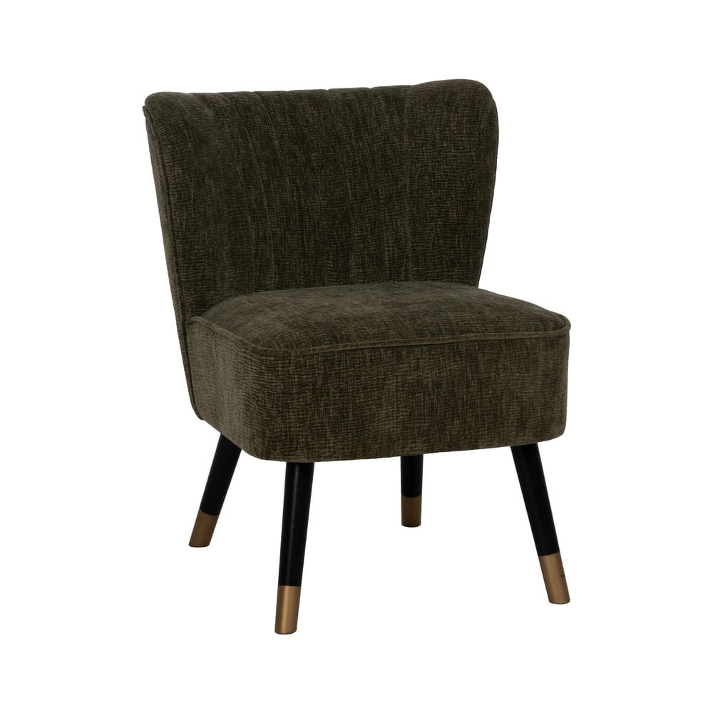 Zöld zsenília fotel Glam – Ixia