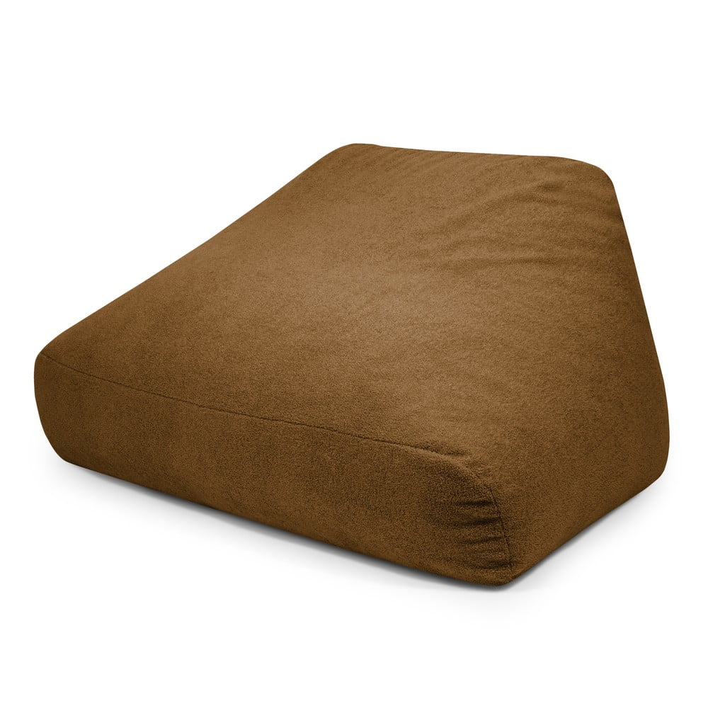 Barna buklé babzsákfotel Sofa Snug – SLOWDOWN
