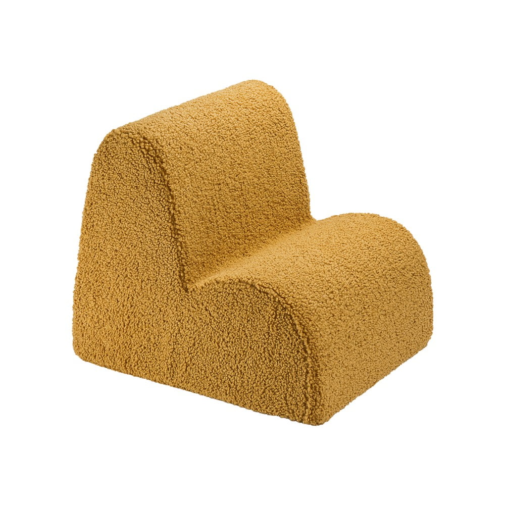 Barna buklé gyerek fotel Cloud – Wigiwama