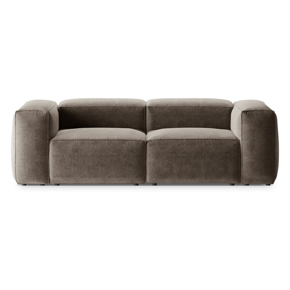 Barna kanapé 224 cm Bergano – Cosmopolitan Design