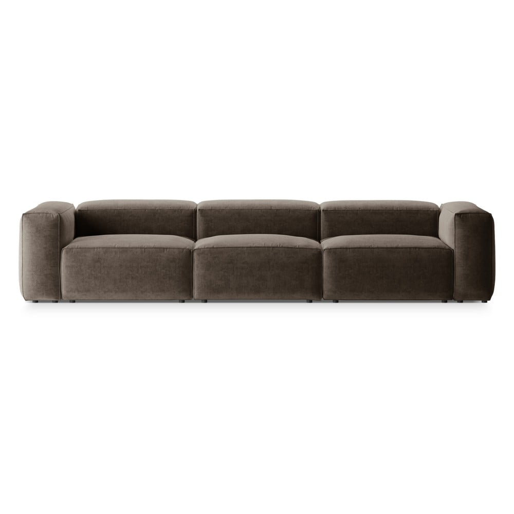Barna kanapé 364 cm Bergano – Cosmopolitan Design