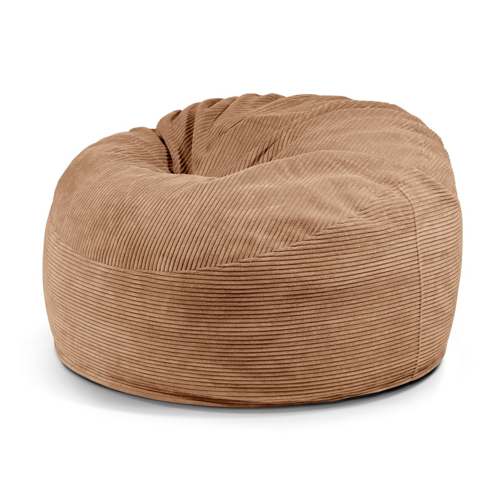 Barna kordbársony babzsákfotel Om 110 – SLOWDOWN