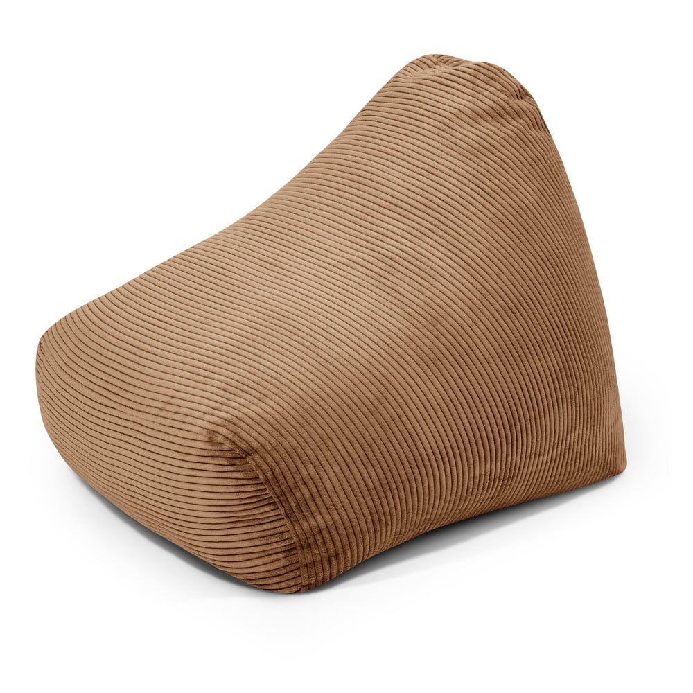 Barna kordbársony gyerek babzsákfotel Snug 80 – SLOWDOWN