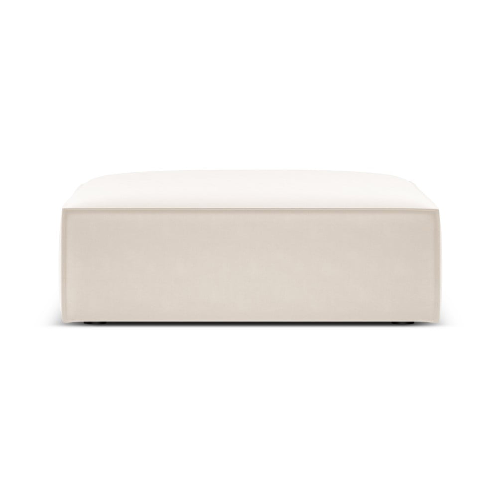 Bézs bársony lábtartó Vanda – Mazzini Sofas