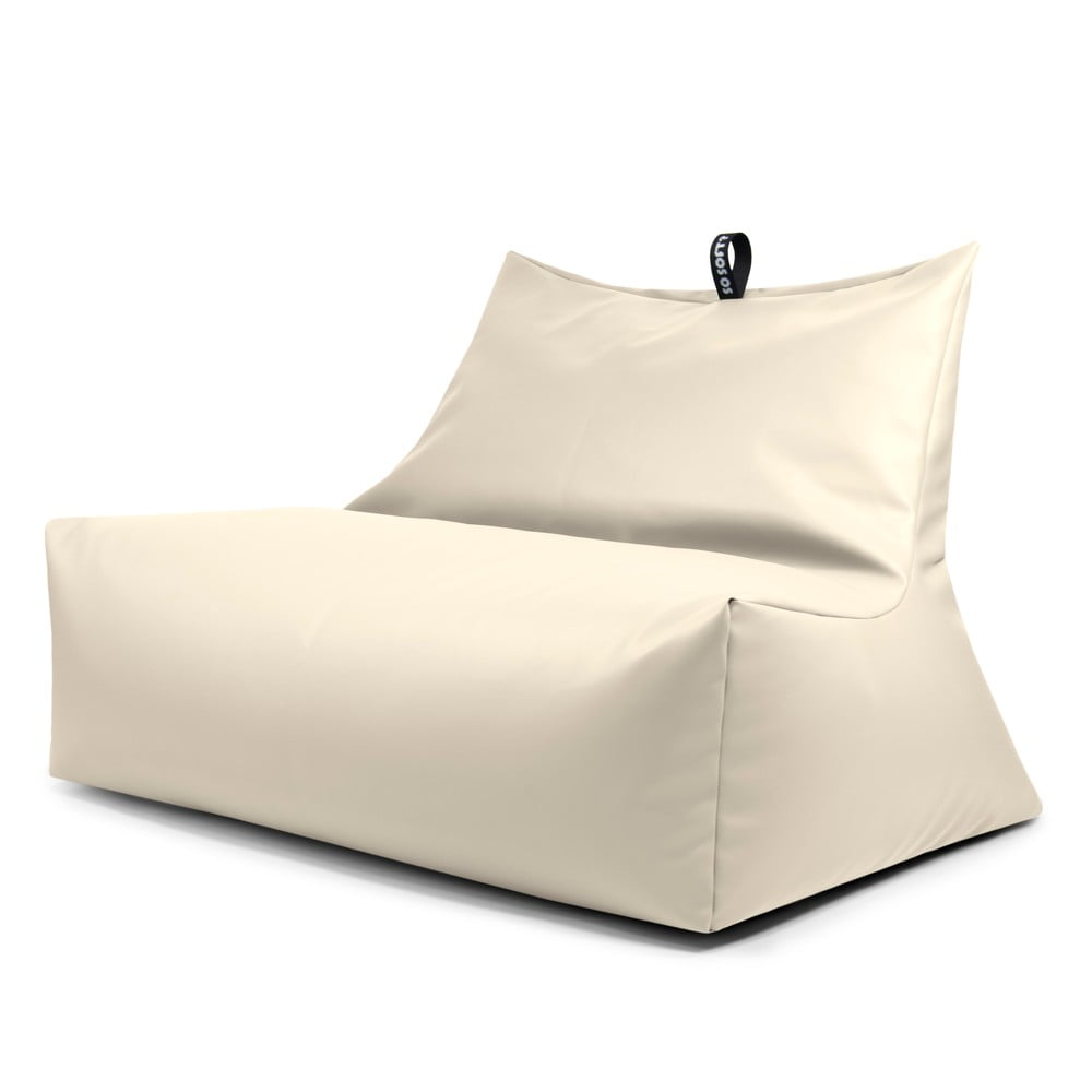 Bézs bőrutánzat babzsákfotel Icy Sofa – So Soft?