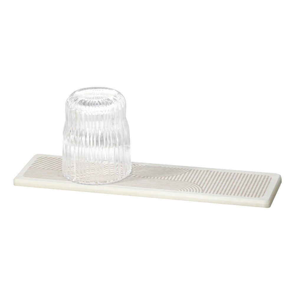 Bézs kovaföld edénycsepegtető alátét 30x8 cm Damon – Wenko
