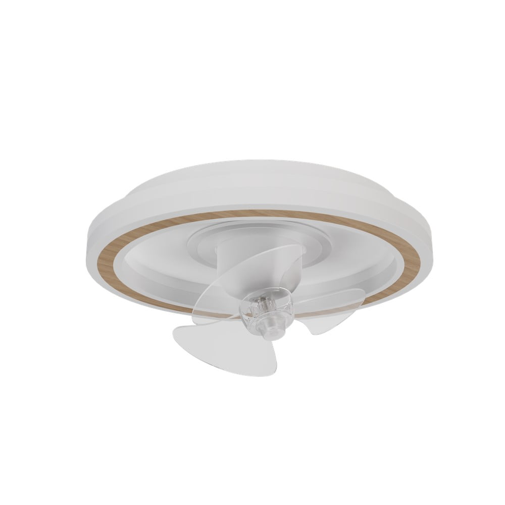 Fehér LED mennyezeti lámpa távirányítóval-ventilátorral Alan Move – SULION