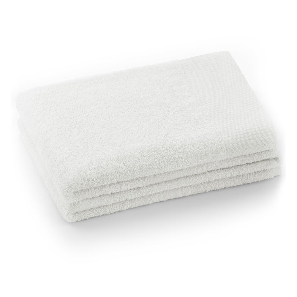 Fehér frottír pamut törölköző 30x50 cm Amari – Restilo