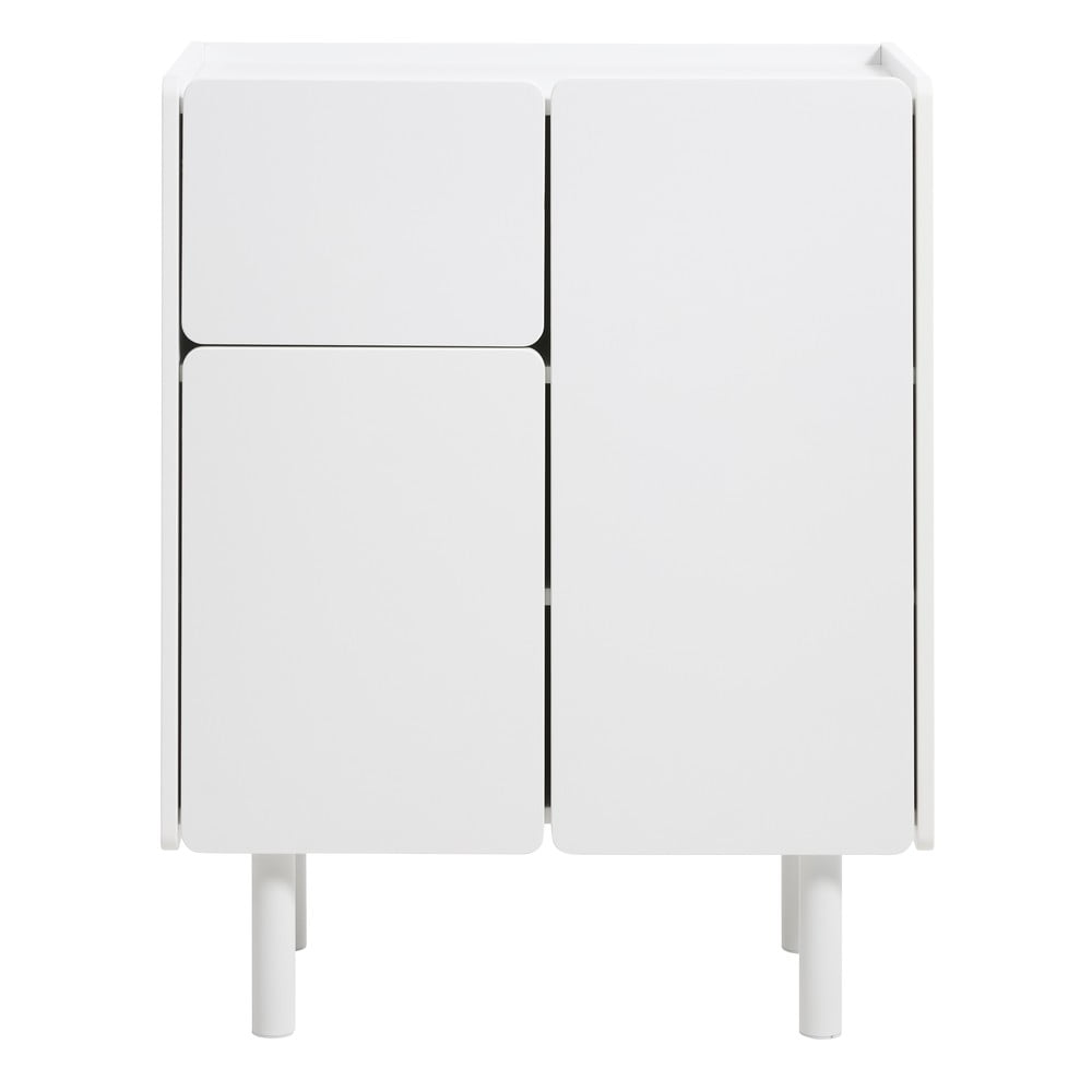 Fehér szekrény 80x100x40 cm Bera – Unique Furniture