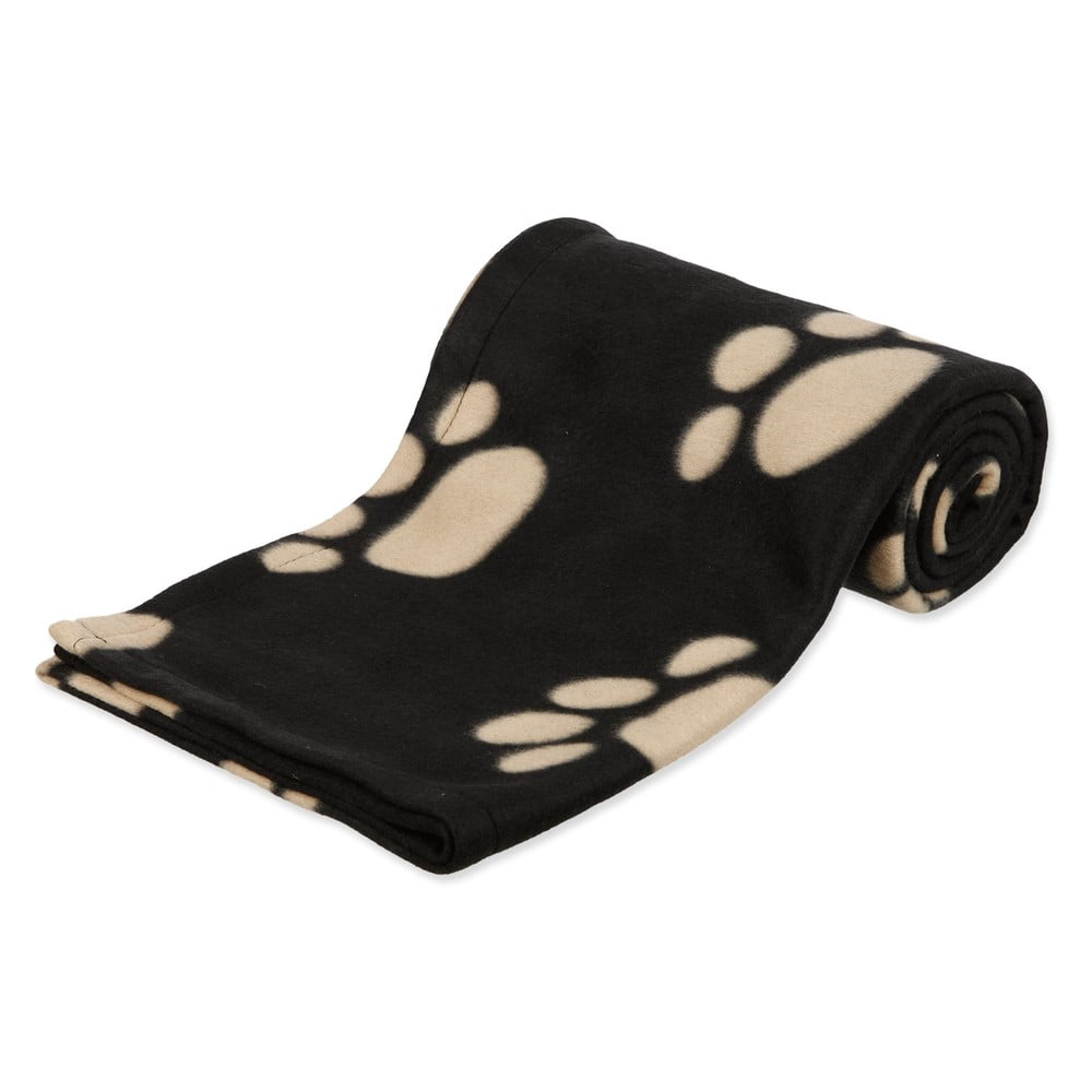 Fekete fleece takaró kutyáknak 150x100 cm Trixie Barney – Plaček Pet Products