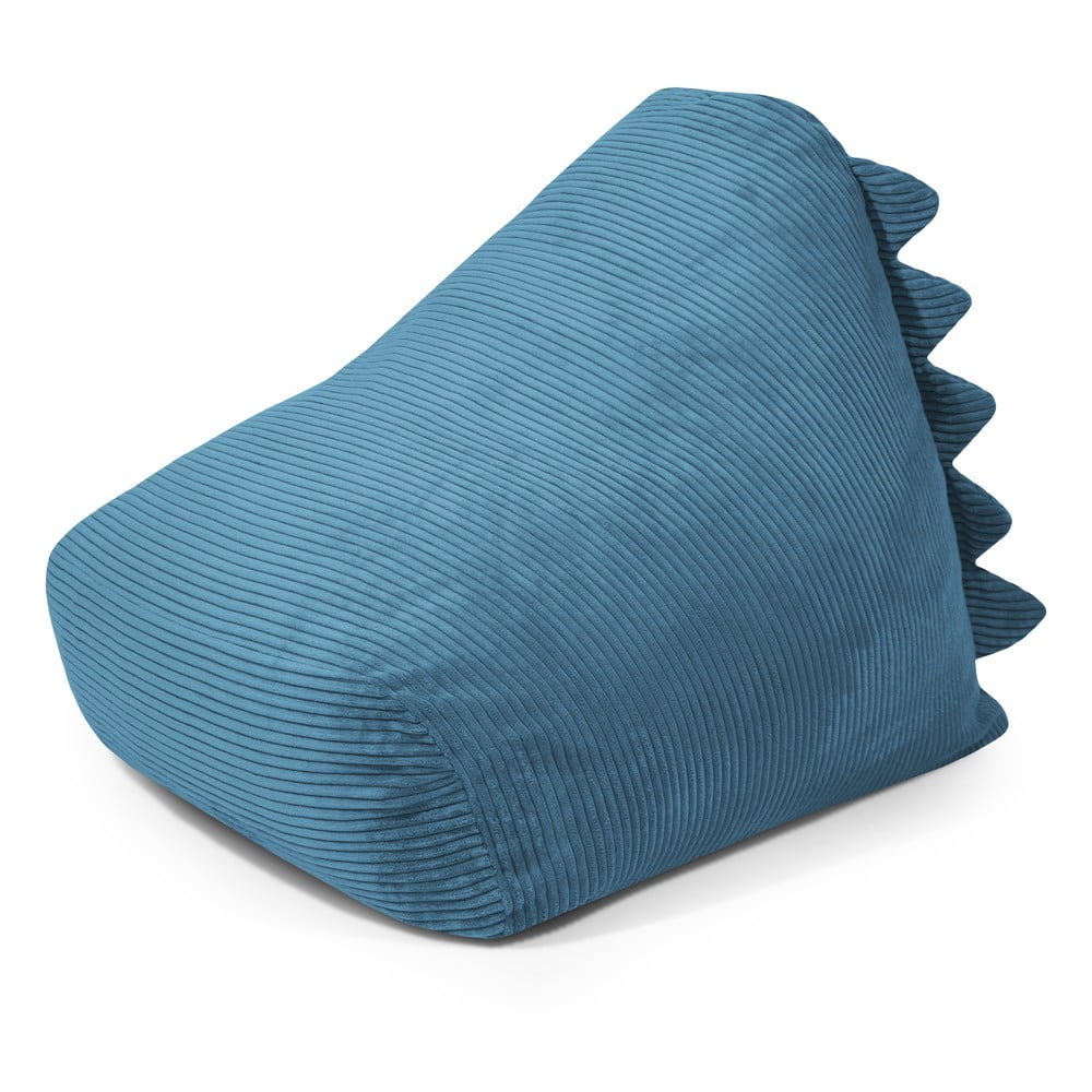Kék kordbársony gyerek babzsákfotel Snug 80 Dragon – SLOWDOWN