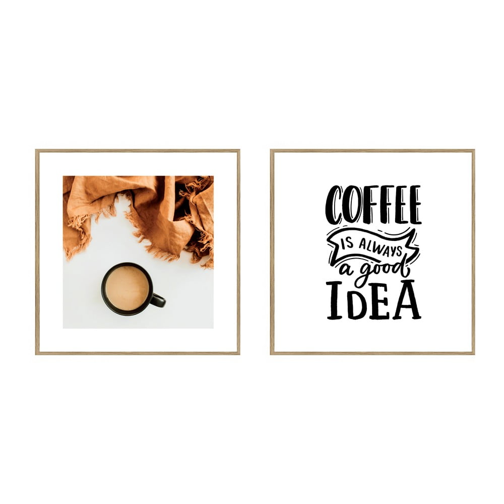 Kép szett 2 db-os 20x20 cm Coffee – knor
