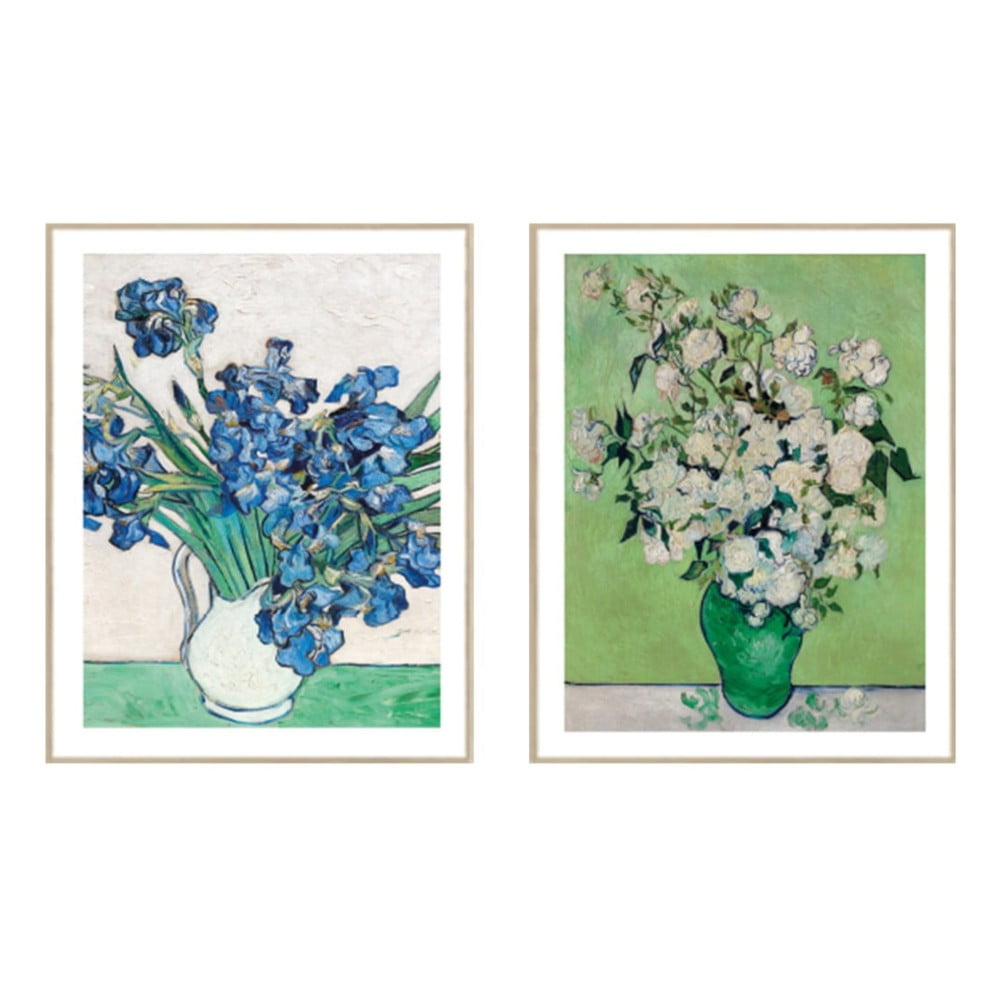 Kép szett 2 db-os 30x40 cm Flowers in a Vase – knor