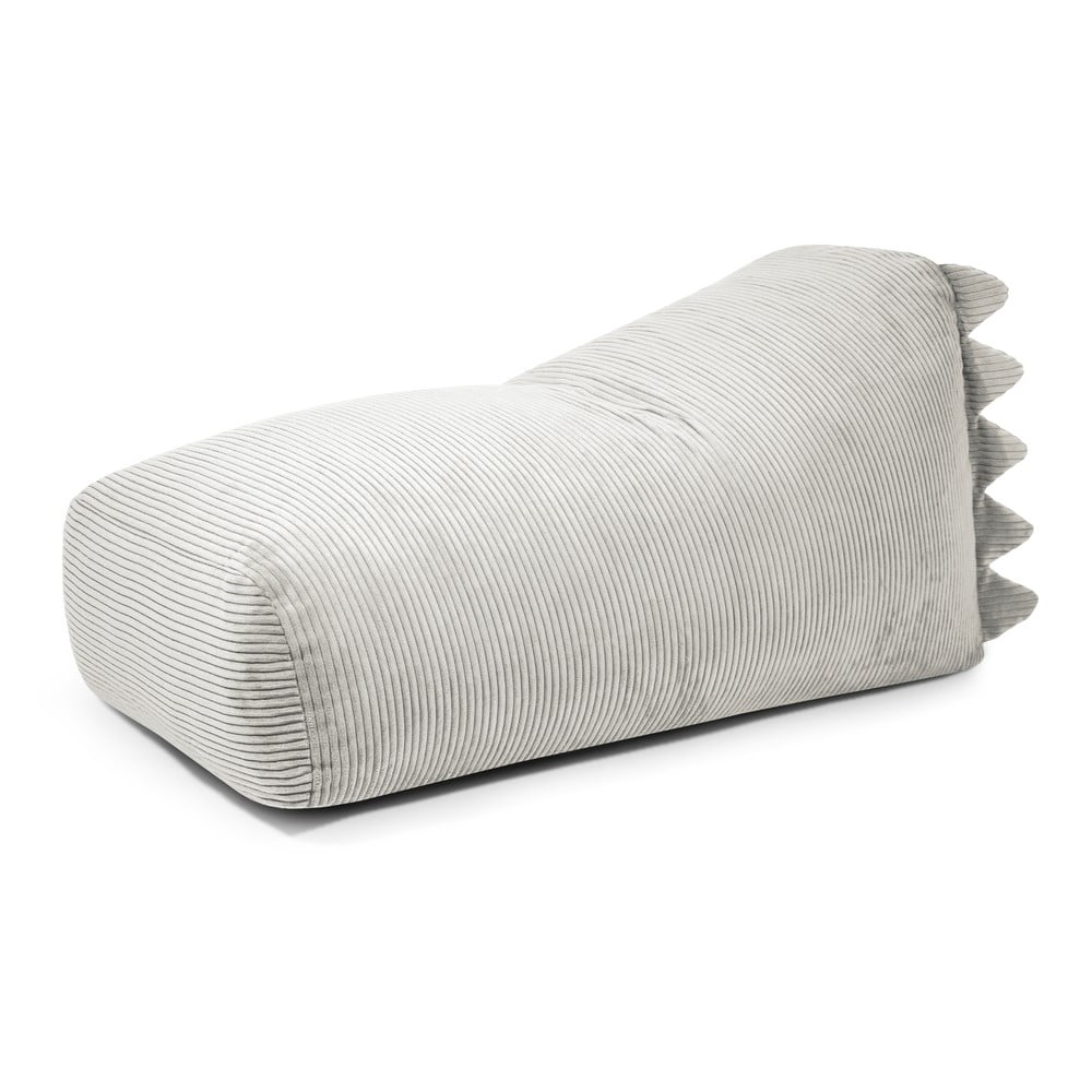 Krémszínű kordbársony gyerek babzsákfotel Snug 130 Dragon – SLOWDOWN