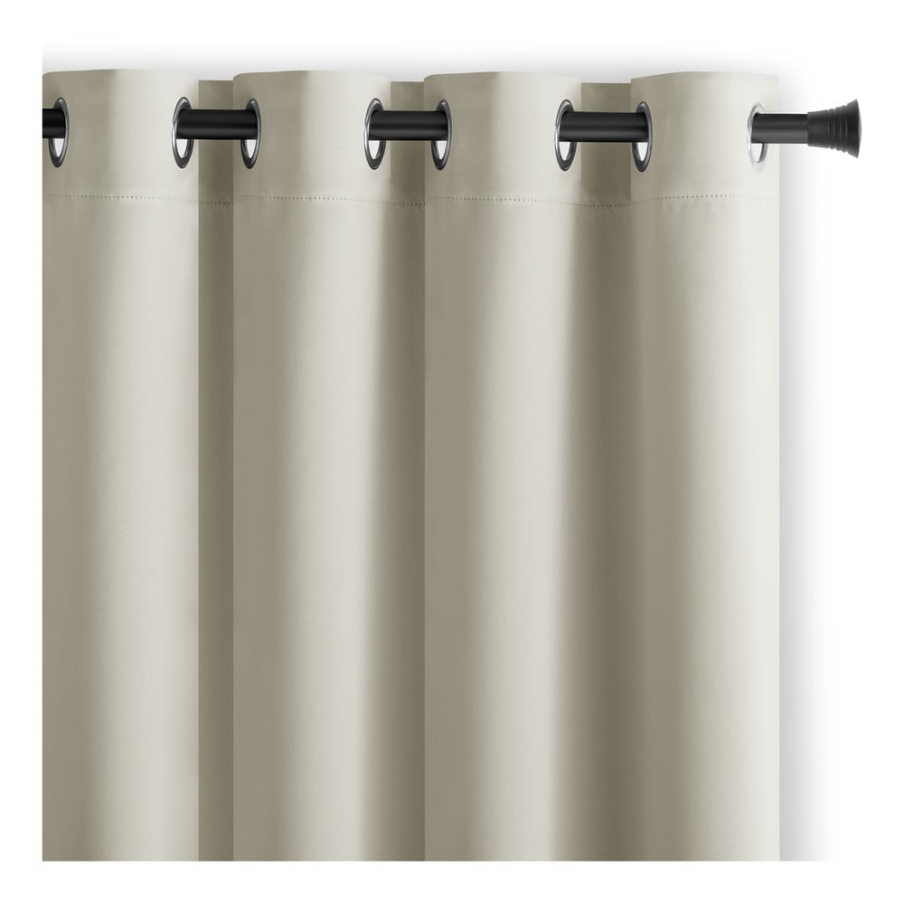 Krémszínű sötétítő függöny 140x245 cm Eyelets – Restilo