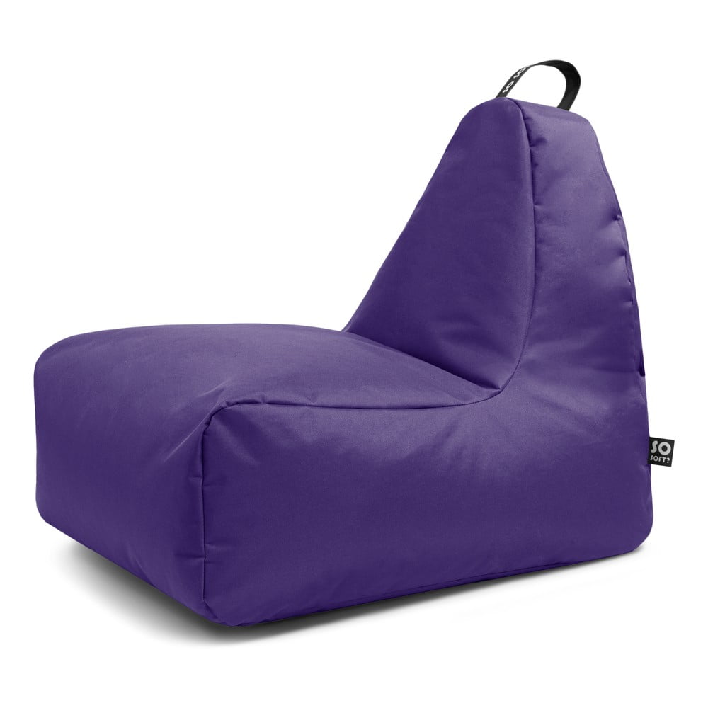 Lila gyerek babzsákfotel Chill M – So Soft?
