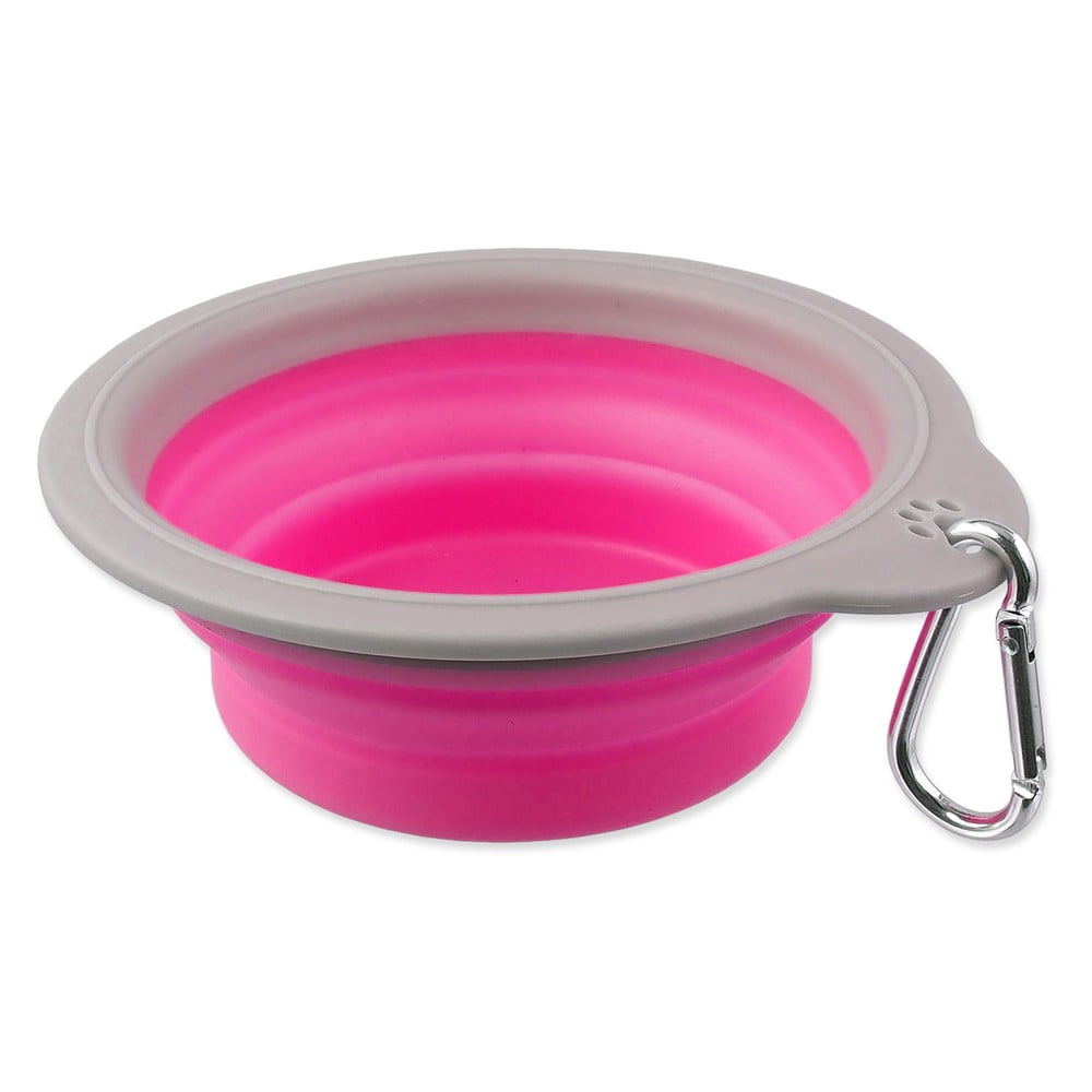Műanyag utazó tálka kutyáknak ø 15 cm  Dog Fantasy – Plaček Pet Products