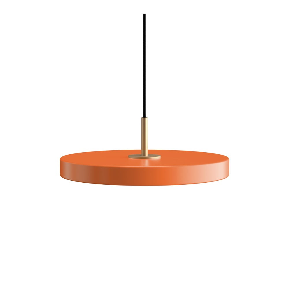 Narancssárga fém LED dimmelhető függőlámpa fém búrával ø 31 cm Asteria Plus – UMAGE